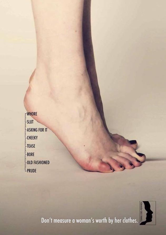 2015년 독일 비영리 여성 단체 테레데스펨므의 광고 