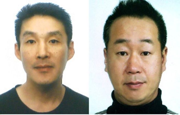 제주 중학생 살인사건 피의자인 주범 백광석(48·왼쪽)과 공범 김시남(46).