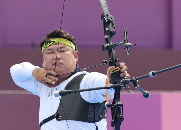 도쿄올림픽 양궁 남자 단체전 금메달 획득한 오진혁은 마지막 화살을 쏘자마자 '끝'이라고 중얼거렸다. 쏘는 순간 10점 명중인 걸 알았고, 화살이 과녁이 꽂히기도 전에 내뱉은 말이다.  