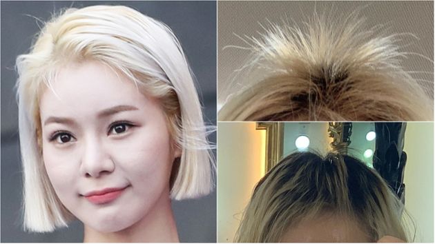 맹승지 / 인스타그램에 올린 머리 사진