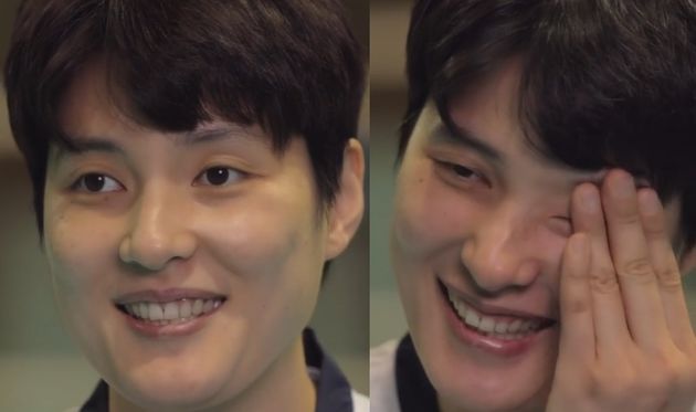 '뭐라는 거야?' 짤 질문에 답하는 김희진 선수&nbsp;