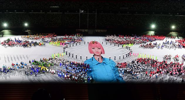5일 오후 일본 도쿄 올림픽스타디움에서 도쿄패럴림픽 폐회식이 진행되고 있다.