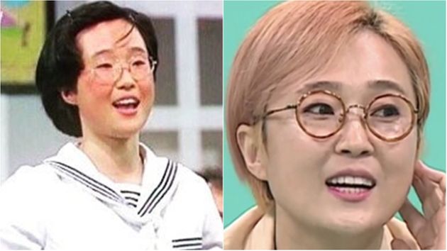 데뷔 초 송은이의 모습 /현재 MBC '전지적 참견 시점' 방송 캡처