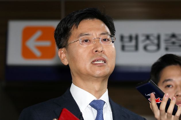 2019년 1심 선고 직후의 최윤수 전 국정원 제2차장 