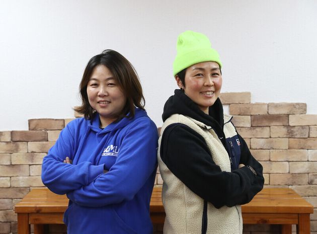 신혜미(왼쪽), 양수안나 대표 
