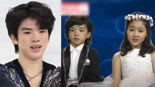 11년 전 차준환과 진지희의 모습.