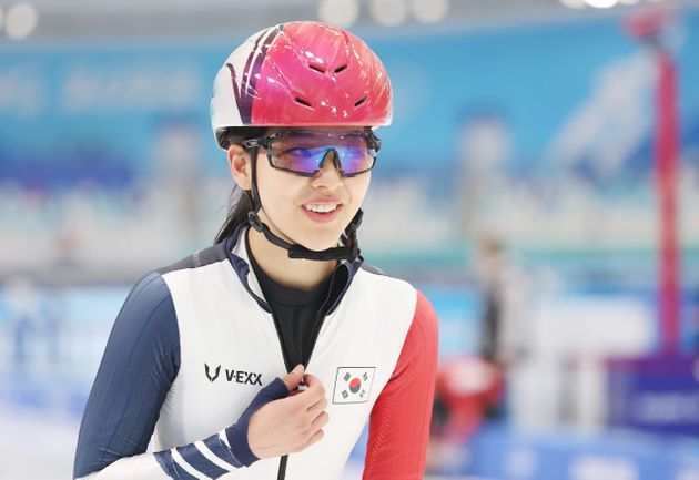 베이징올림픽에 출전한 김보름.