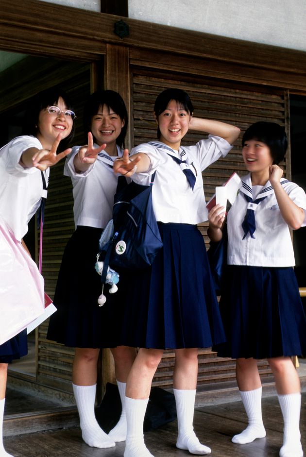 일본 고등학생들