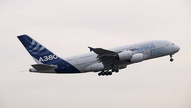 A380 항공기.