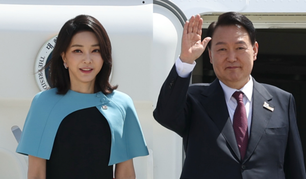 김건희 여사와 윤석열 대통령&nbsp;ⓒ뉴스1