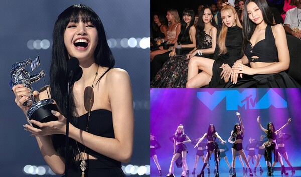 Blackpink participating in the VMA Awards held at the Prudential Center in New Jersey, USA on the 28th (local time).  Source: Getty Images