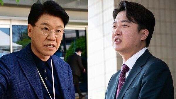 '윤핵관'에 일침을 날린 이준석 전 대표. 출처: 뉴스1