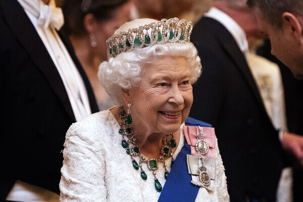 2019년 12월, 엘리자베스 2세 여왕.