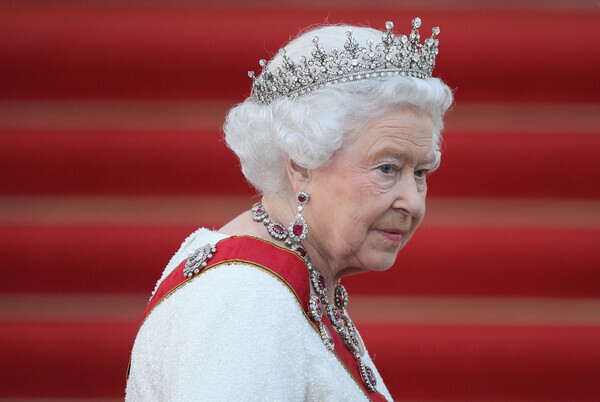 2015년 엘리자베스 2세 영국 여왕. (Photo by Sean Gallup/Getty Images)