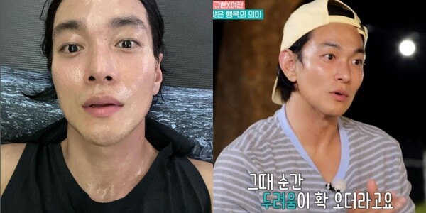 지난 22일 방송된 MBN '원하는대로'에서 이규한은 "은인이자 안식처"라고 말한 배우이자 모델 최여진과 함께 출연했다. (출처: 이규한 인스타그램/ MBN)