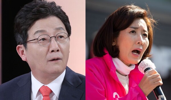 유승민 전 의원(좌), 나경원 전 의원(우). 출처:뉴스1