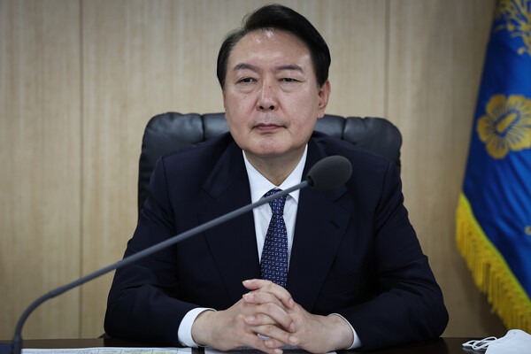 '비속어 논란'으로 몸살을 앓고 있는 윤석열 대통령. ⓒ뉴스1