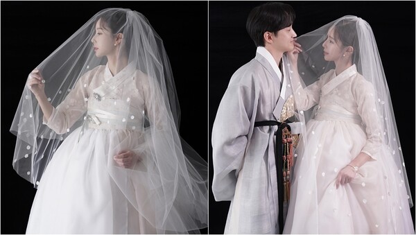 야옹이 작가와 전선욱 작가의 웨딩화보. ⓒ야옹이 작가 인스타그램