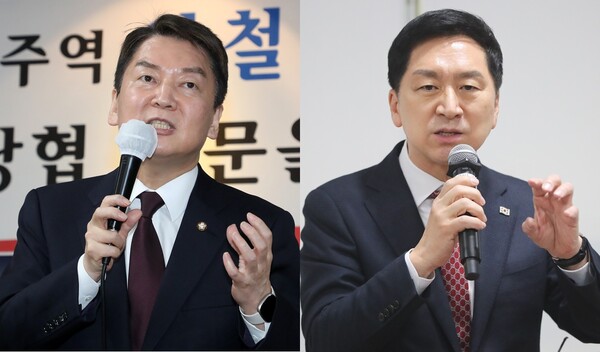 안철수 의원(좌), 김기현 의원(우) ⓒ뉴스1&nbsp;