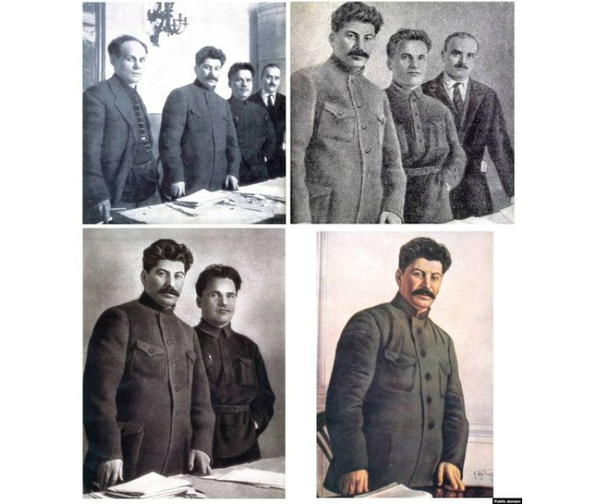 진중권 교수가 6일 페이스북에 올린 스탈린 사진 ⓒ진중권 페이스북