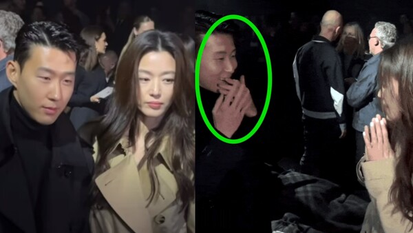 축구선수 손흥민과 배우 전지현. ⓒW Korea 인스타그램, 온라인 커뮤니티