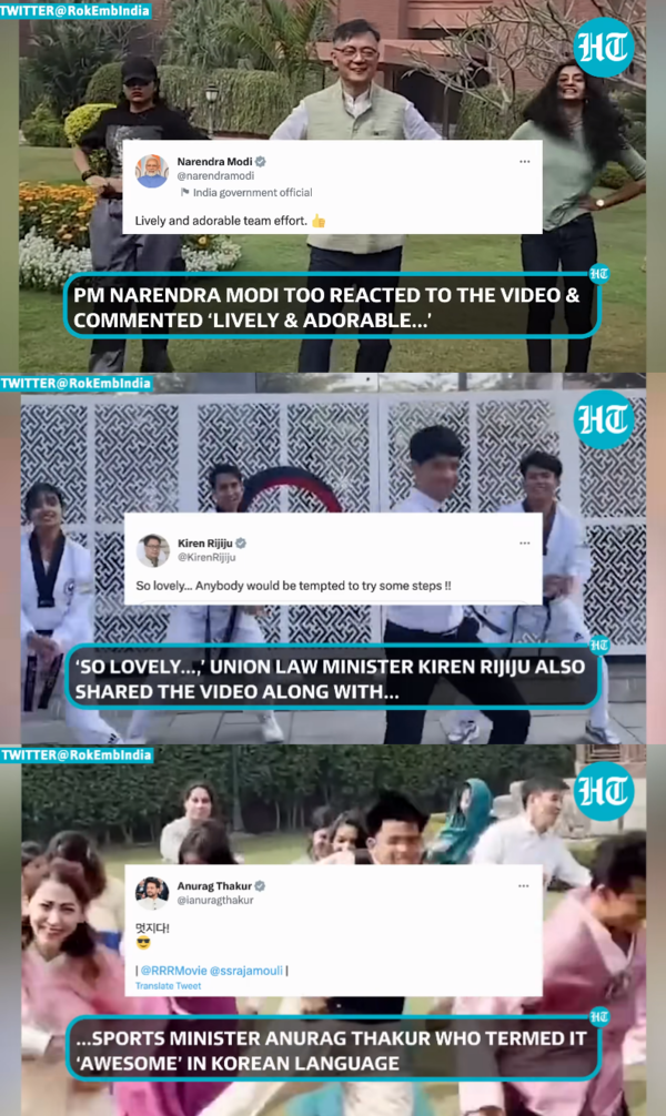 인도 고위급 인사들의 긍정적 반응. ⓒ유튜브 채널 힌두타임즈