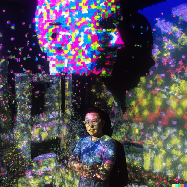 김대식 교수.&nbsp;ⓒKIM DO HYUNG X DALL·E 2