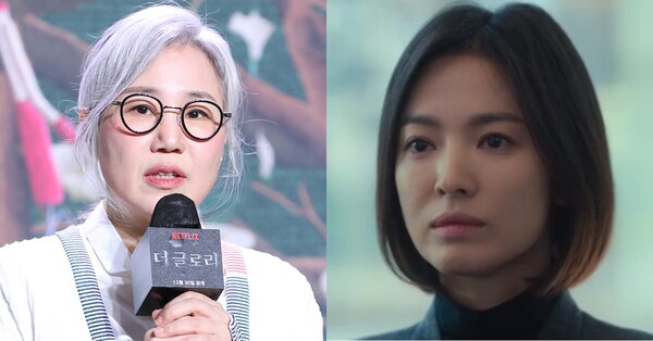 '더 글로리' 김은숙 작가(좌), '더 글로리' 문동은(우) &nbsp;ⓒ뉴스1/넷플릭스