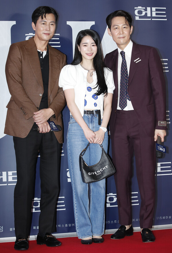 정우성과 이정재 그리고 임지연.&nbsp;ⓒ뉴스1