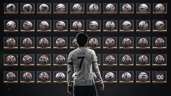 토트넘 훗스퍼가 인스타그램을 통해 EPL 100호 골을 기록한 손흥민을 축하했다. ⓒ토트넘 훗스퍼 인스타그램 캡처