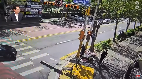 10일 유튜브 채널 한문철tv에 올라온 영상 화면 ⓒ한문철tv&nbsp;