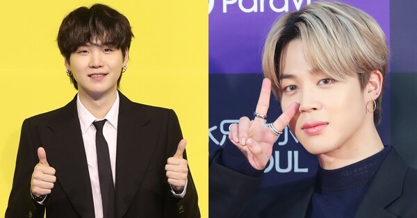 방탄소년단 슈가(좌), 지민(우) ⓒ뉴스1