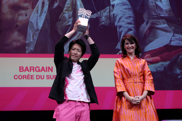 칸 국제 시리즈 페스티벌 각본상을 수상한 '몸값' 전우서 감독.&nbsp;ⓒLe Segretain/Getty Images