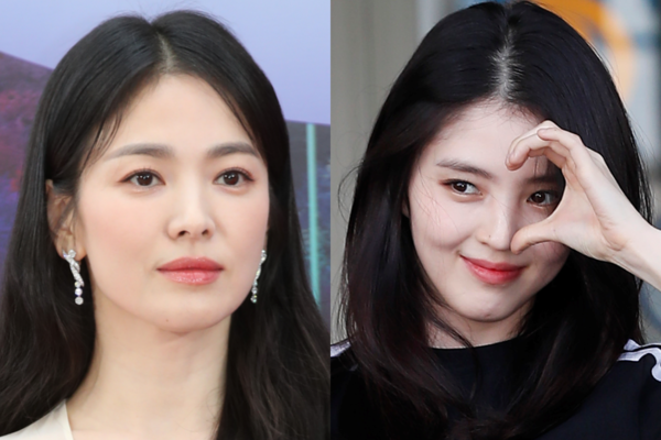 송혜교와 한소희&nbsp;ⓒ뉴스1