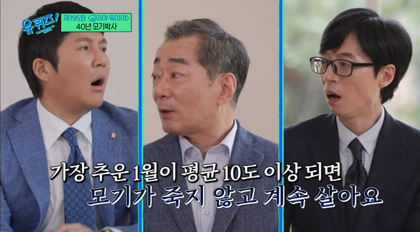 50년 지나면 한국 아열대성 기후로? 40년간 모기 연구한 이동규 박사가 기후변화를 걱정하는 이유(유퀴즈)