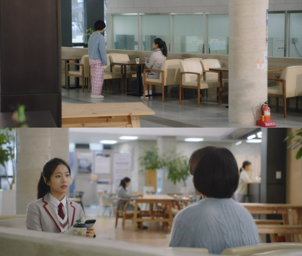 남편 혼외자를 만난 차정숙. ⓒJTBC