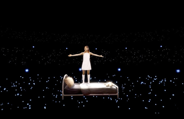 가상현실(VR) 영화 '소녀램프라디오' 한 장면. ⓒ브이레인저·에스케이티(SKT) 제공