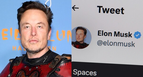 테슬라 최고경영자(CEO) 일론 머스크(좌), 일론 머스크 트위터(우)&nbsp;ⓒGettyimagesKorea&nbsp;