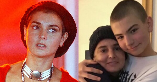 시네이드 오코너(Sinead O'Connor)와 그의 아들. ⓒ시네이드 오코너 트위터/GettyimagesKorea