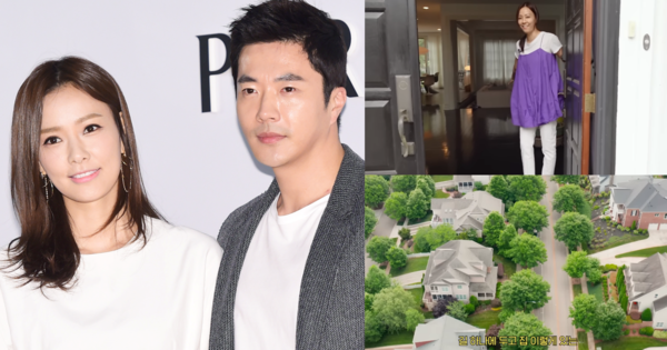 손태영·권상우 부부/미국 뉴저지에 위치한 대저택 최초 공개하는 손태영&nbsp;ⓒ뉴스1/유튜브 채널 'Mrs.뉴저지 손태영'