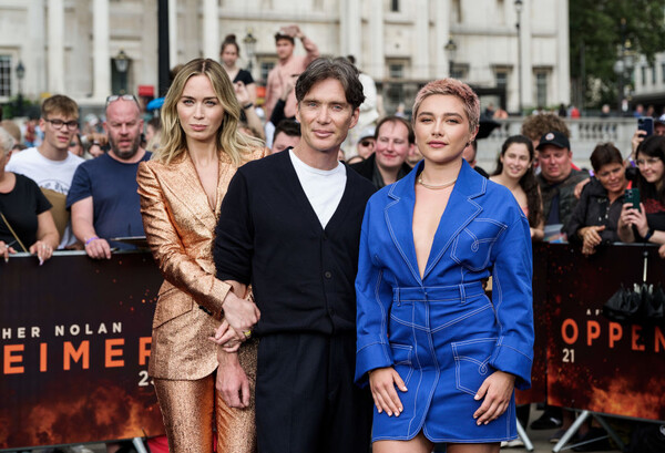 에밀리 블런트, 킬리언 머피, 플로렌스 퓨 ⓒGettyimagesKorea