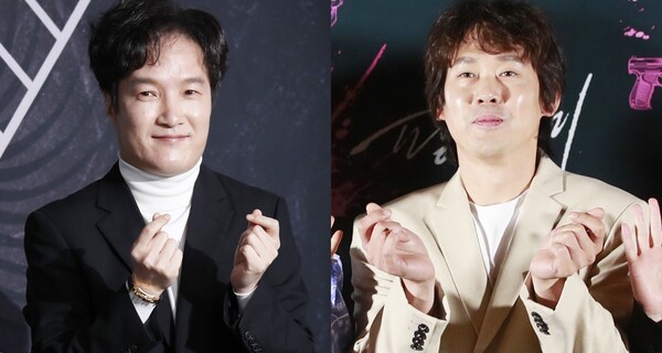 이중옥 배우와 박종환 배우 ⓒ뉴스1