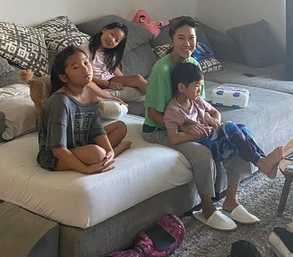 유리와 삼남매.&nbsp;ⓒ인스타그램