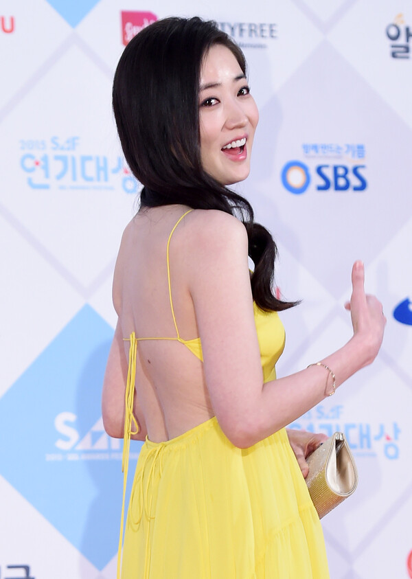 2015년 SBS 연기대상에 참석했던 최정원의 모습. ⓒ뉴스1&nbsp;