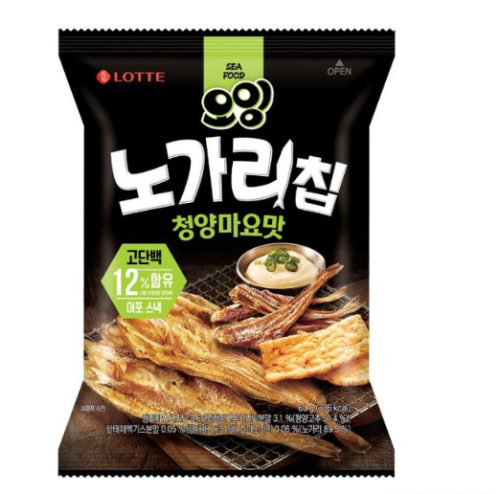 오잉 노가리칩 청양마요맛.&nbsp;ⓒ롯데웰푸드