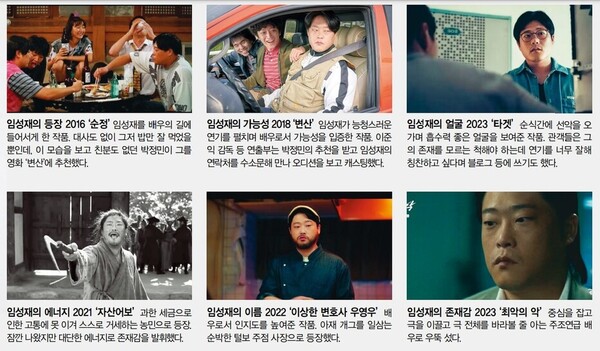 임성재의 순간들. ⓒ각 방송사·영화사 제공/한겨레