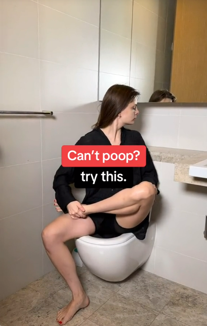 출근 코앞인데 변이 안 나온다면?? 의사와 건강전문지가 강추한 자세는 뻣뻣한 나도 2초 만에 따라할 수 있고 꿀팁이다