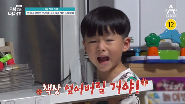 발 디딜 곳 없이 짐으로 가득 찬 집에서 살고 있는 아이들의 상태를 보니 이게 사람이 살 수 있는 곳인가 싶다(금쪽같은 내 새끼)