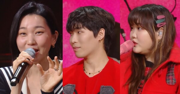 장윤주의 해맑은 망언과 이를 지켜보는 악뮤의 싸늘한 눈빛 ⓒKBS