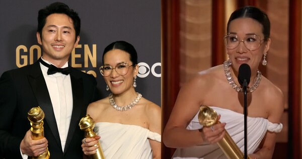 스티븐 연, 앨리 웡. ⓒGettyImagesKorea, Golden Globes 유튜브 캡처
